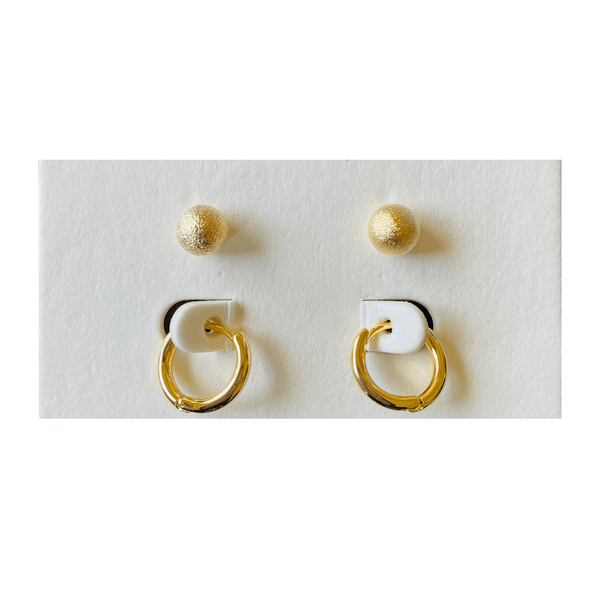 18 K Gold Plated Compelling Mini Earrings mambillia 
