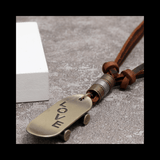 Adjustable Leather Necklace mambillia 