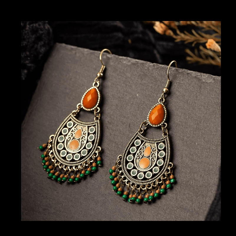 Boho Tassel Drop Earrings Earrings mambillia 