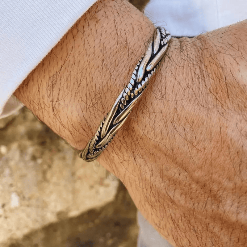 Colin men bracelet silver Brass covered with genuine silver - Creations for  Men Jewellery - Création Gas Bijoux