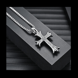 Cross Pendant Zirconium Necklace mambillia 