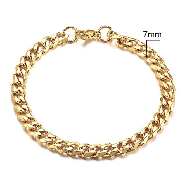 Cuban Link Medium Bracelets Bracelets mambillia 8 inches 