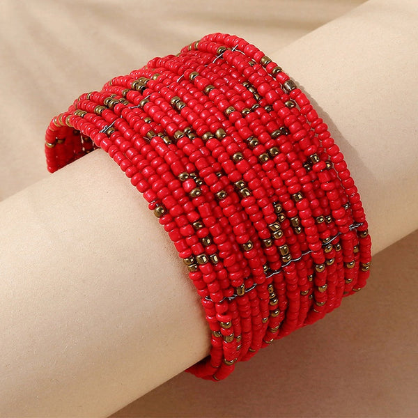 Ethnic Beaded Bracelet mambillia 