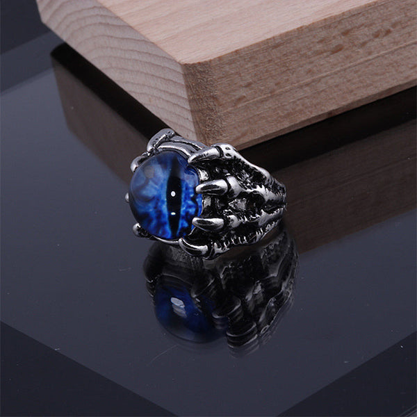 Evil Eye Ring for Men mambillia Blue 