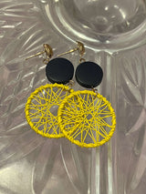 Geometric dangle earring. mambillia 