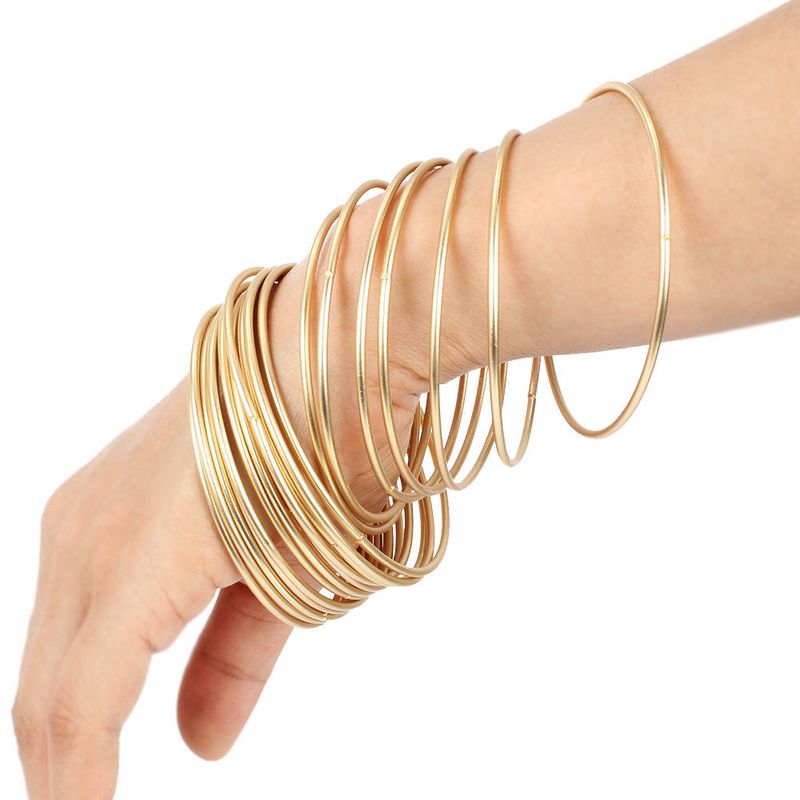 Gold Stackable Bangles mambillia 