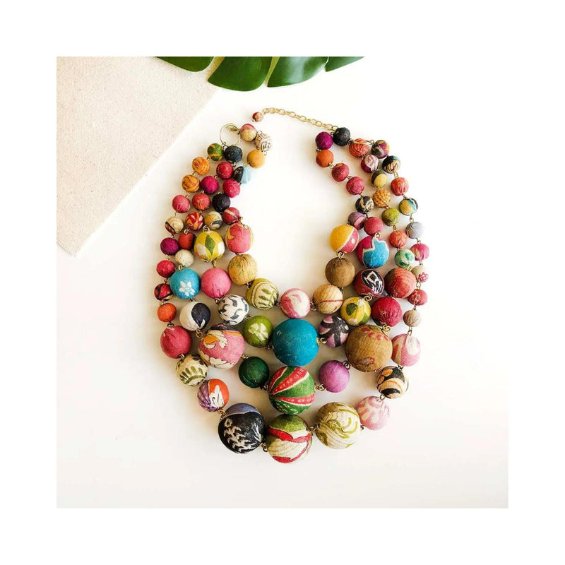 Kantha Orb Necklace mambillia 