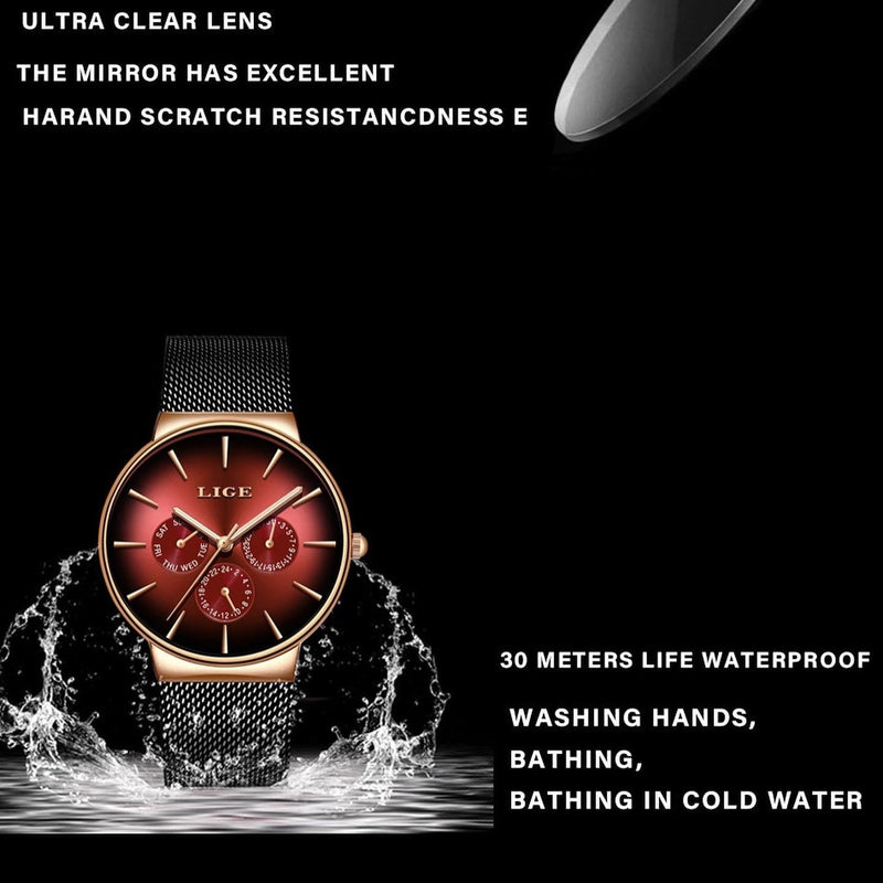 Lige Quartz Watch Watches mambillia 