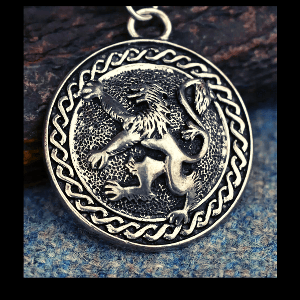 Lion Rampant Celtic Pendant Necklace Necklaces mambillia 