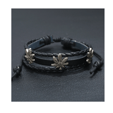 Maple Leaf Leather Bracelet mambillia 