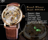 Mechanical Skeleton Watch Watches mambillia 