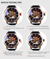 Mechanical Skeleton Watch Watches mambillia 