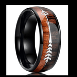 Men’s Black Stainless Steel 8MM Ring Rings mambillia 9 