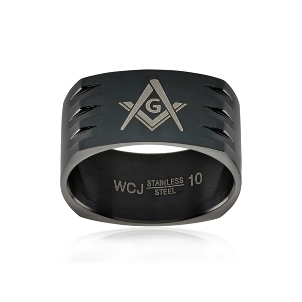 Mens Masonic Stainless Steel Ring mambillia 10 