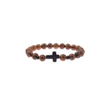 Natural wood cross bracelets mambillia 