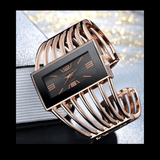 Rose Gold Bangle Bracelet Watch mambillia 