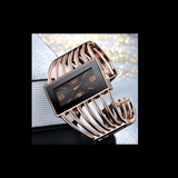 Rose Gold Bangle Bracelet Watch mambillia 