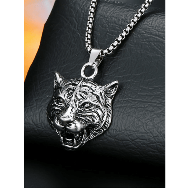 Tiger Head Pendant Necklace mambillia 