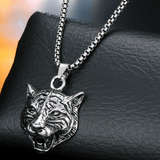 Tiger Head Pendant Necklace mambillia 