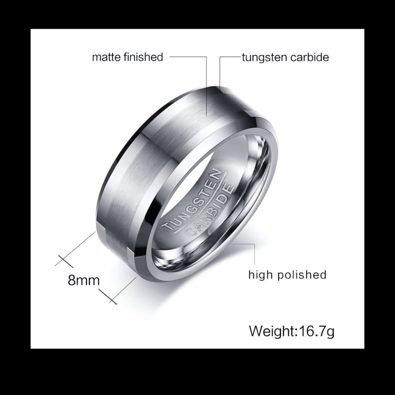 Tungsten Carbide Ring Rings mambillia 