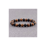 Wooden Bead Bracelets mambillia Black & Brown 