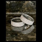 Zirconium Studded Ring Band Men mambillia 